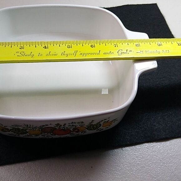 Vintage Corning Ware Spice of Life L'Echalote Casserole Cottagecore Bakeware - Picture 4 of 5